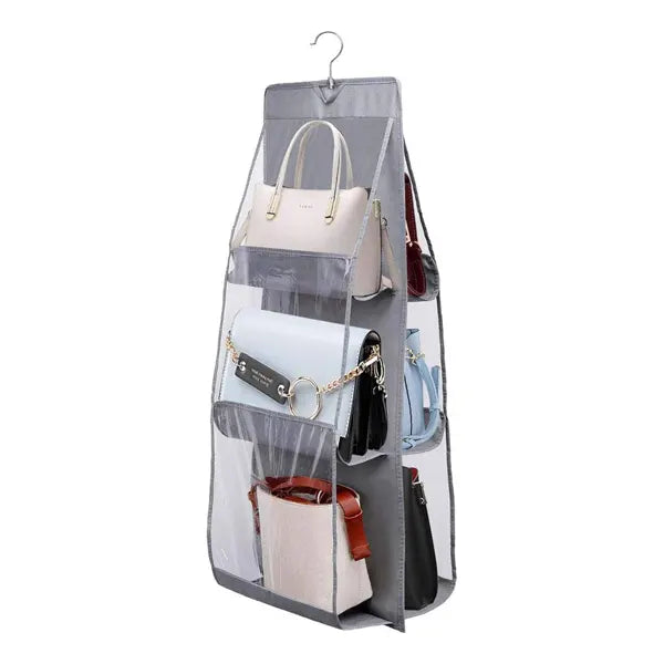 Fashco Purse Handbag Organizer 6 Pocket Foldable-1